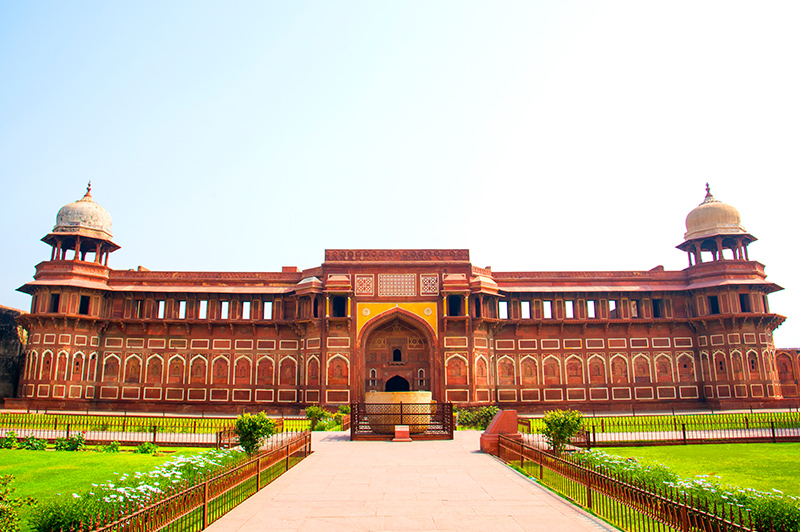 Agra Fort arches